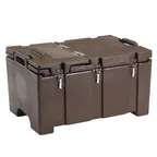 image of Cambro 100MPCHL131 Camcarriers® Top Loading Insulated Food Carrier w/ Hinged Lid, Dark Brown