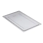 image of Cambro 10CWC135 Full‑Size Pan Cover, Flat Clear Polycarbonate Lid, NSF, 1/1 For 12" Trays