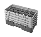 image of Cambro 10HS800184 Camrack Glass Rack, Half Size, Beige, 10 Compartments, 3-7/16in Max Dia, 8-1/2in Max Height
