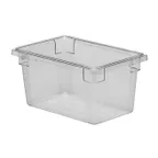 image of Cambro 12189CW135 Box, 12" x 18" x 9" Clear Polycarbonate, 4.75‑Gallon, 8‑9" Depth