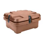 image of Cambro 240MPC157 Camcarriers® Top Loading 4" Deep Insulated Food Carrier - Coffee Beige