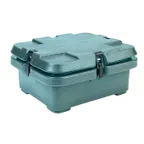 image of Cambro 240MPC401 Camcarriers® Top Loading 4" Deep Insulated Food Carrier - Slate Blue 