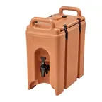 image of Cambro 250LCD157 Camtainer 2.5‑Gallon Dispenser, Beige Plastic, 9"W x 16½"D x 18⅜"H, NSF‑Approved
