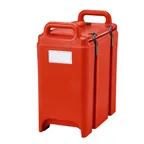 image of Cambro 350LCD158 Camtainer® Hot Red Insulated Soup Carrier - 3-3/8 Gallon