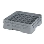 image of Cambro 36S318151 Camrack Glass Rack, Soft Gray, Full Size, 19-3/4 x 19-3/4, 36 Compartments