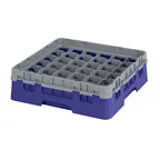 image of Cambro 36S318186 Camrack Glass Rack, Navy Blue, Full Size, 19-3/4 x 19-3/4, 36 Compartments