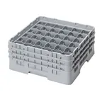 image of Cambro 36S638151 Camrack Glass Rack, Soft Gray, Full Size, 19-3/4" x 19-3/4", 36 Compartments