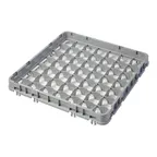image of Cambro 49E2151 Half Drop Extender, Full Size, 49 Compartments, Soft Gray, 19-5/8" x 19-5/8" x 2"