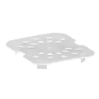 image of Cambro 60PPD190 Drain Shelf - 1/6 Size, Fits 62/64/66PP, Translucent Polypropylene, NSF‑Approved