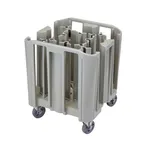 image of Cambro ADCSC12PKG480 S-Series Dish Caddy, 27x27x31.75, 500 lb, Polyethylene, Speckled Gray, 12 Towers