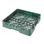 image of Cambro BR258119 Camrack Base Rack, Full Size, 1 Compartment, Polypropylene, Sherwood Green, 19-3/4" x 19-3/4" x 3-1/4"