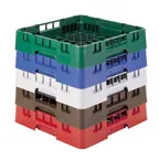 image of Cambro BR258167 Camrack Base Rack, Full Size, 1 Compartment, 19-3/4" x 19-3/4", Polypropylene, Brown, NSF Certified