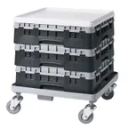 image of Cambro BR414110 Camrack Base Rack, Full Size, Black, Polypropylene, 19-3/4" x 19-3/4", 4-7/8" Inside Rack Height, NSF Certified