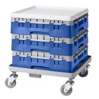 image of Cambro BR414168 Camrack Base Rack, Full Size, Blue Polypropylene, 19-3/4 x 19-3/4, 4-7/8 Inside Rack Height, NSF Certified