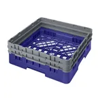 image of Cambro BR578186 Camrack Base Rack, Full Size, Navy Blue, Polypropylene, 19-3/4" x 19-3/4", 6-1/2" Inside Rack Height, NSF Certified