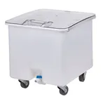 image of Cambro CC32148 Camcrisper Vegetable Crisper, Mobile 32‑Gallon, Molded Polyethylene, White Plastic
