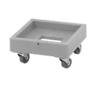 image of Cambro CD1313615 Charcoal Gray Camdolly Milk Crate Dolly w/ 250 lb Capacity