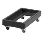 image of Cambro CD1327615 Camdolly Charcoal Gray Milk Crate Dolly w/ 300 lb Capacity