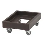 image of Cambro CD1420131 Camdolly for Milk Crate Dolly w/ 350 lb Capacity, Dark Brown