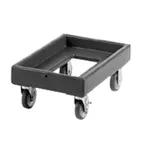 image of Cambro CD160615 Camdolly Charcoal Gray Milk Crate Dolly w/ 300 lb Capacity