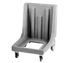 image of Cambro CD1826MTC615 Charcoal Gray Open Frame Camdolly w/ Handles, 350 lb Capacity