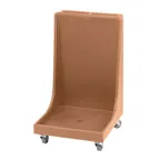 image of Cambro CD2020H157 Camdolly Coffee Beige Dish Rack Dolly with Handle, 350 lb Capacity, 25-7/8"L x 22-3/16"W x 36-7/8"H
