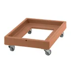 image of Cambro CD2028157 Coffee Beige Camdolly for Milk Crates w/ 350 lb Capacity