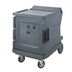 image of Cambro CMBHC1826LF191 Camtherm Hot/Cold Cart, 30.5"W x 42"D x 42.4"H, 1-Section, 1-Door, Solid Door, Heated Holding Cabinet