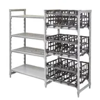 image of Cambro CPA243672C96480 Camshelving® Premium Full Size Add On Stationary Can Rack 96 #10 Cans Capacity