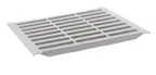 image of Cambro CS2418V480 Camshelving Shelf Plate, 24''W x 18''D, Vented, Polypropylene, Speckled Gray, Camguard Antimicrobial, NSF Listed