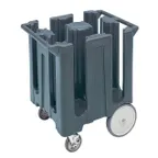image of Cambro DC825191 Dish Caddies Cart, 28.75"W x 23.75"L, 240 Plate Capacity, Granite Gray Polyethylene