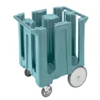 image of Cambro DC825401 Dish Caddies Cart, 28.75"W x 23.75"L x 32"H, Slate Blue, 240 Plate Capacity, Polyethylene