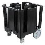 image of Cambro DCS950110 Black Versa Dish Caddy, 5 Column, 30-39 Height, Polyethylene, 225-300 Plates
