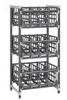image of Cambro EA243672C96580 Camshelving® Elements Full Size Add On Stationary Can Rack 96 #10 Cans Capacity
