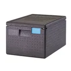 image of Cambro EPP180110 Cam GoBox Insulated Food Pan Carrier, 48.6 Qt., Top Load, Black, EPP, 100% Recyclable