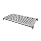 image of Cambro EXSK1860V1480 Camshelving Elements Shelf Plate Kit, 18"W x 60"L, Vented, Brushed Graphite, NSF Listed, Made in USA