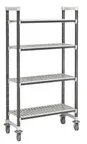 image of Cambro EXHD186078V4480 Camshelving® Elements XTRA High Density Mobile Starter Unit - 18" x 60" x 78"