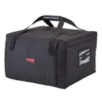 image of Cambro GBPP518521 GoBag Premium Pizza Delivery Bag, 19x19.2x12, 5 Pizza Capacity, Nylon, Red