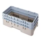 image of Cambro HBR578151 Camrack Base Rack, Half Size, Soft Gray, Polypropylene, 19-3/4" x 9-7/8", 6-1/2" Inside Rack Height
