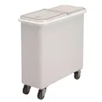 image of Cambro IBSF27148 Flat Top Bin, 27‑Gallon Polyethylene, Sliding Lid, 3" Casters, NSF