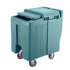 image of Cambro ICS175L401 Plastic Mobile Ice Bin / Ice Caddy, 175 lb, Slate Blue