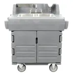 image of Cambro KSC402191 Camkiosk® Hand Sink Cart, with 2 Compartment Sink
