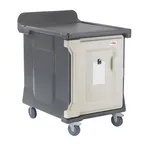 image of Cambro MDC1520S10191 Granite Gray 30 Tray Meal Delivery Cart w/ 3 Compartments