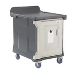 image of Cambro MDC1520S10DH191 Granite Gray 10 Tray Dual Access Meal Delivery Cart w/ 2 Doors