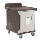 image of Cambro MDC1520S10HD194 Granite Sand 10 Tray Meal Delivery Cart w/ 1 Compartment