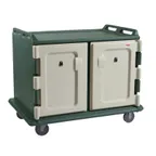 image of Cambro MDC1520S20192 Granite Green 20 Tray Meal Delivery Cart for 15" x 20" Trays