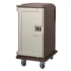 image of Cambro MDC1520T16194 Granite Sand 16 Tray 2 Compartment Meal Delivery Cart 