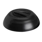 image of Cambro MDSD9110 Shoreline Dome, Insulated Black Polypropylene, Fits 9" Plate, 10-1/4" Ø x 3-3/16" H