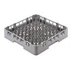 image of Cambro PR314151 Camrack 9 x 9 Peg Rack, Full Size, 19-3/4" x 19-3/4" x 4", Soft Gray, NSF Certified, 18" x 18" Compartment