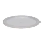 image of Cambro RFSC12148 Cover - Round Polyethylene Lid for 12, 18 & 22 Quart White Storage Containers